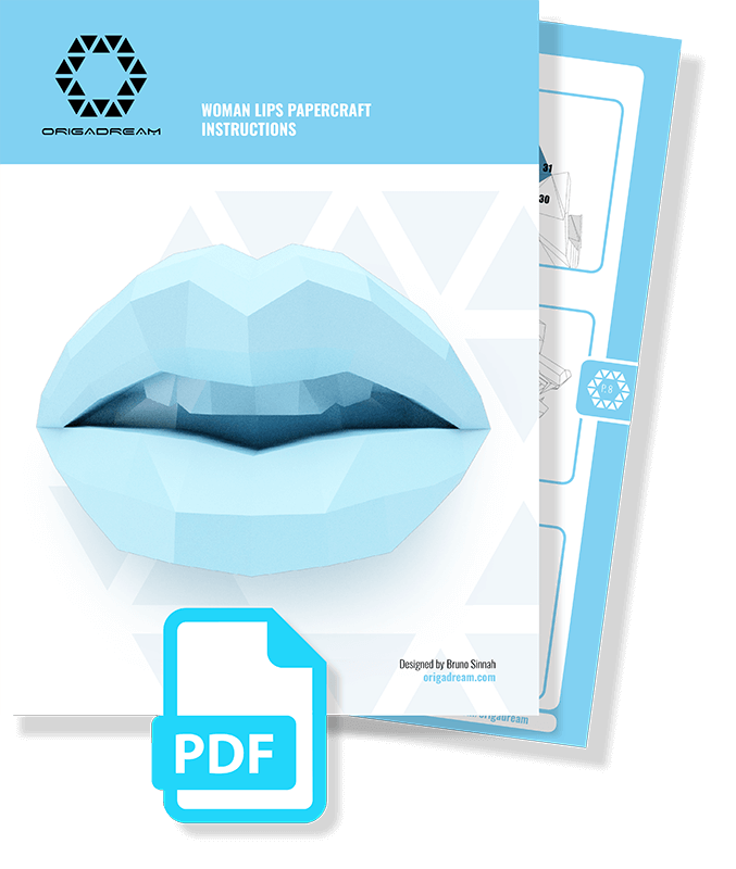 Lips Mouth Standard Size Manual