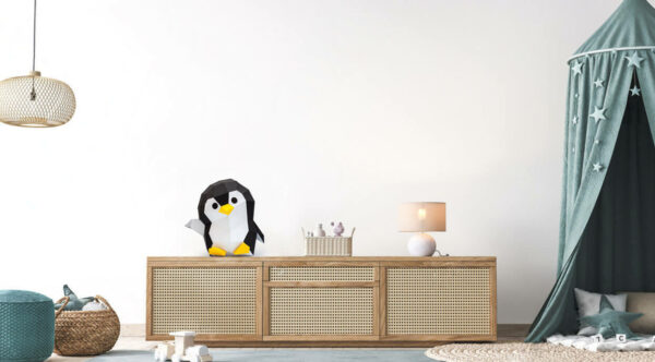 papercraft pingouin 02