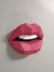 papercraft mouth