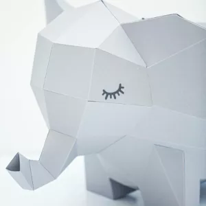 bricolage papier éléphant