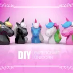 licorne papercraft 3D