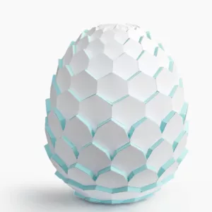 papercraft oeuf de dragon