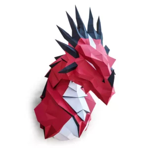 papercraft dragon