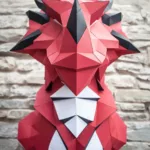 origami 3D dragon