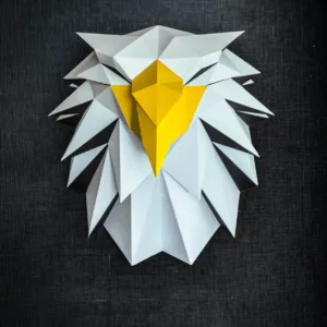 origami 3D aigle