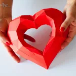 bricolage papier coeur