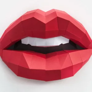 papercraft 3D bouche