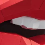 papier 3D bouche