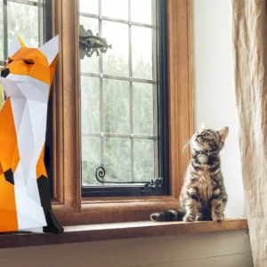 pliage papier renard