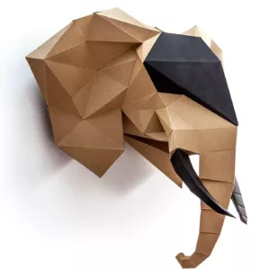 papercraft elephant