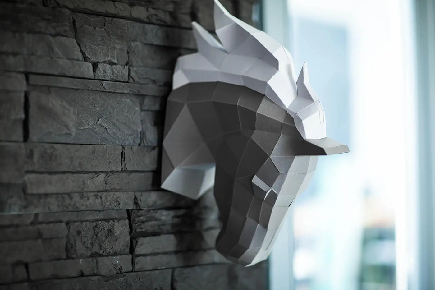 papertrophy-horse-head papercraft tête de cheval