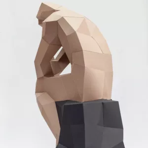 jeu d'assemblage papier penseur