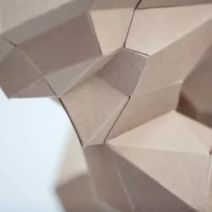 penseur papercraft 3D