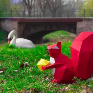 jeu de construction 3D ecureuil