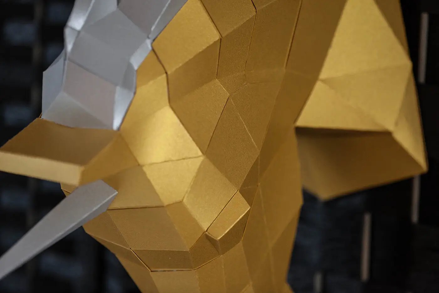 unicorn-head-craft-02 papercraft licorne