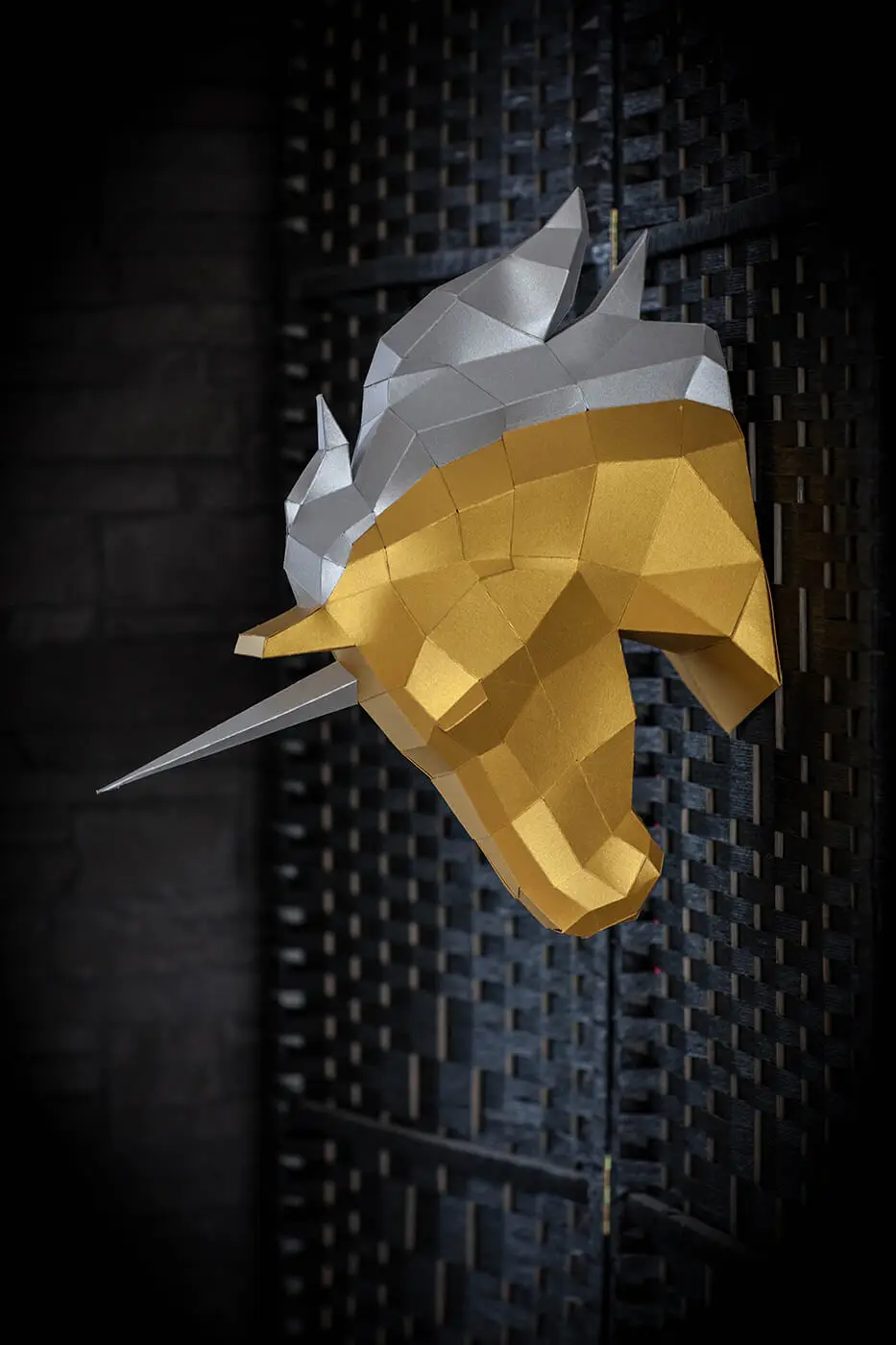 unicorn-head-craft-04 puzzle 3D licorne