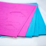 assemblage papier licorne