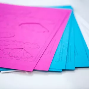 assemblage papier licorne