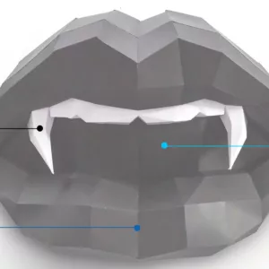 bricolage papier 3D vampire