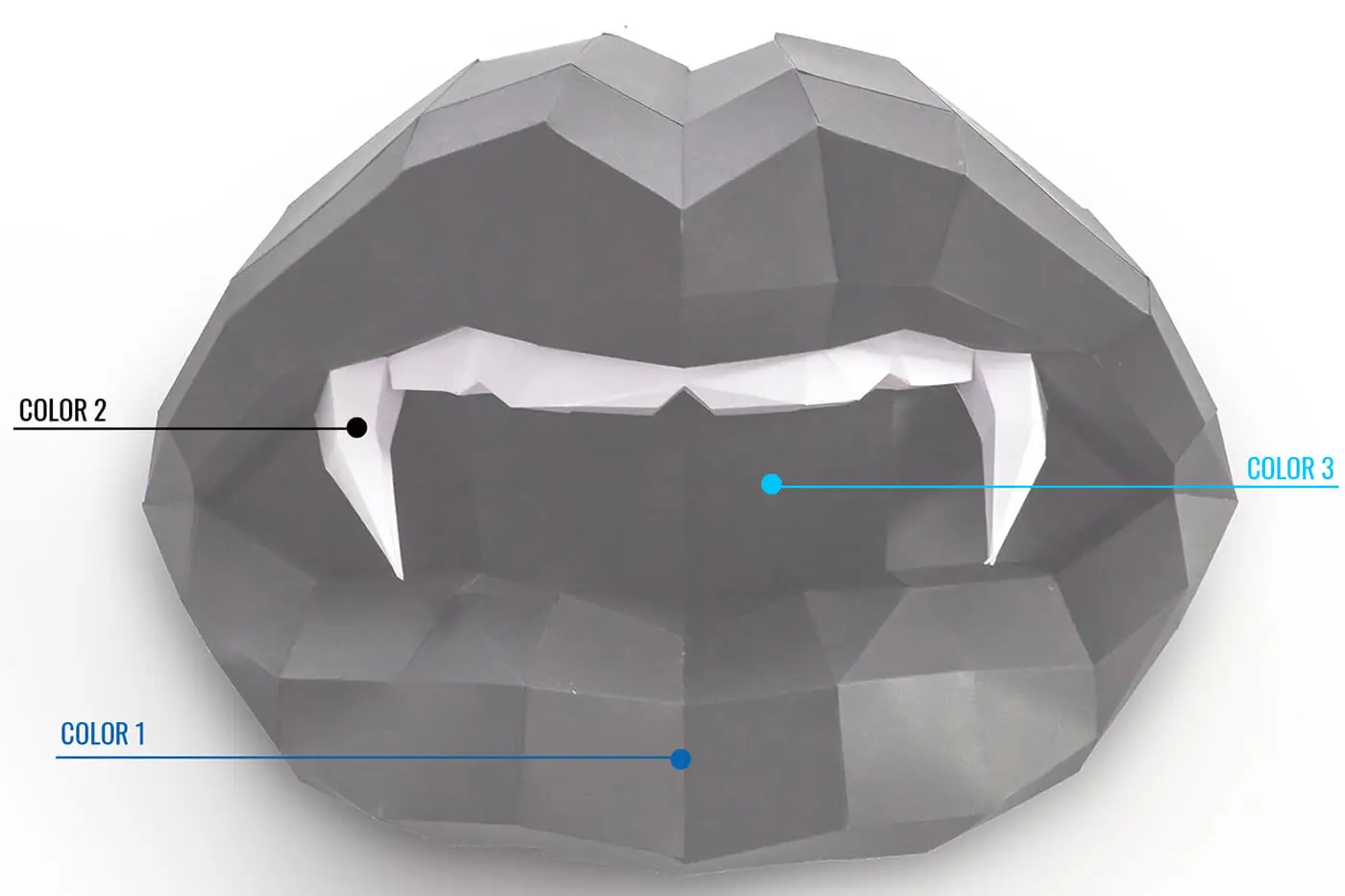 vampire-color-US bricolage papier 3D vampire