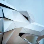 loup origami 3D